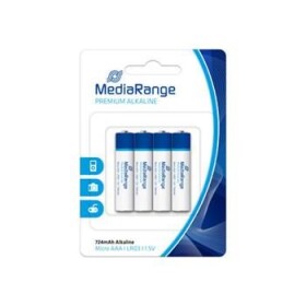 MediaRange Premium batéria micro AAA 1.5V Alkalické 4ks (MRBAT101)