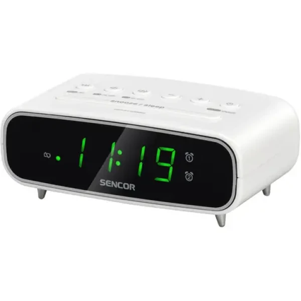 Sencor SRC 2600 W biela / Rádiobudík / FM (8590669378111)