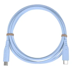 PremiumCord silikónový USB-C - USB-C modrá / Kábel / 60W / PD / 480 Mbps / 1,5 m (ku31sa15b)