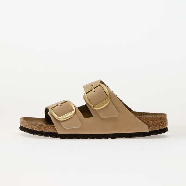 Tenisky Birkenstock Arizona Big Buckle Nubuk Leather Sandcastle EUR 36