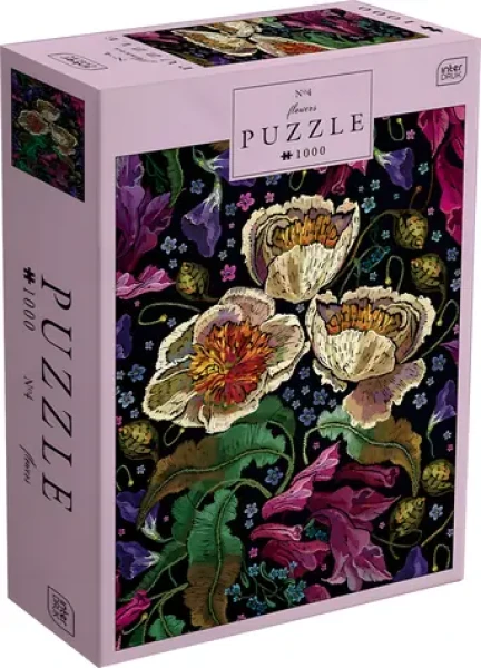 INTERDRUK Puzzle Flowers: Farebné kvety