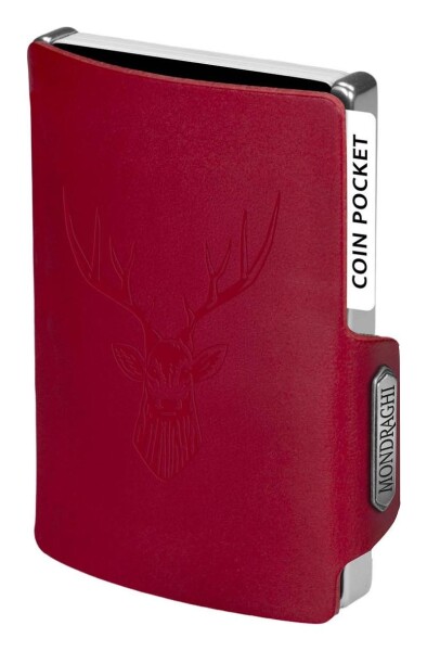Kožená mini peňaženka Mondraghi Silhouette Classic Deer Red