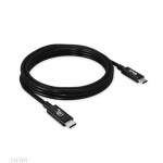 Club3D CAC-1575 kábel USB4 Gen2x2 M/M čierna 2m / PD 240W (CAC-1575)