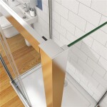 H K - Trojstenný sprchovací kút SYMPHONY U3 120x70x70 cm s posuvnými dverami vrátane sprchovej vaničky z liateho mramoru SE-SYMPHONYU31207070/THOR-12070