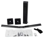 Ergotron WorkFit Dual Monitor Kit čierna / Sada pre 2 monitory / Výškové nastavenie 127 mm / Nosnosť 12,7 kg (97-934-085)