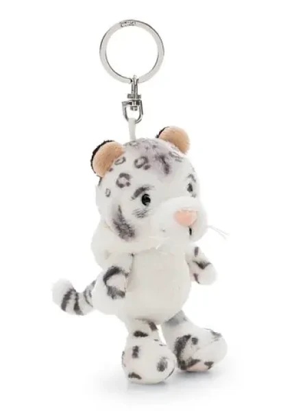 Nici GREEN Kľúčenka snežný leopard Eleni Snowbell 10 cm