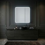 REA - Zrkadlová skrinka s LED osvetlením M1011-60 60x70 REA-M0100
