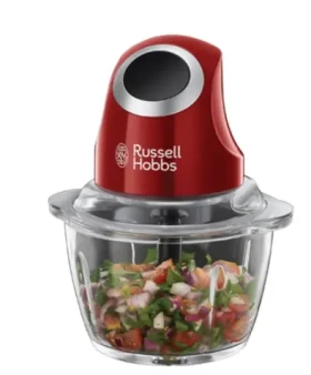 Russell Hobbs Desire 24660-56 červená / Mini sekáčik / 200 W / 1L (25192-56)
