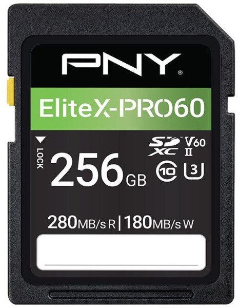 PNY PNY SD EliteX-PRO 60 UHS-II 256GB Flash Memory Card