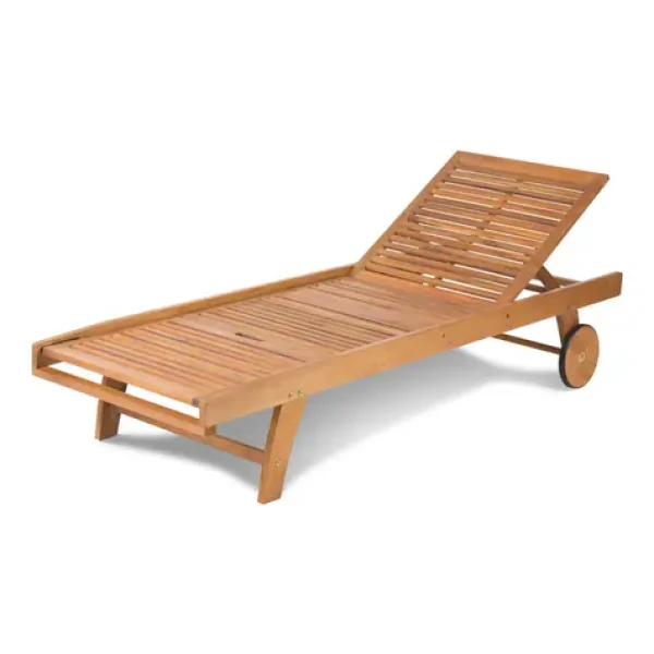Fieldmann FDZN 4007-T Classic / Záhradné lehátko / Materiál: drevo (akácia) / Rozmery 190 x 70 cm / Nosnosť 110 kg (50002378)