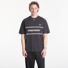 Tričko Fred Perry Fred Perry Graphic T-Shirt Black M