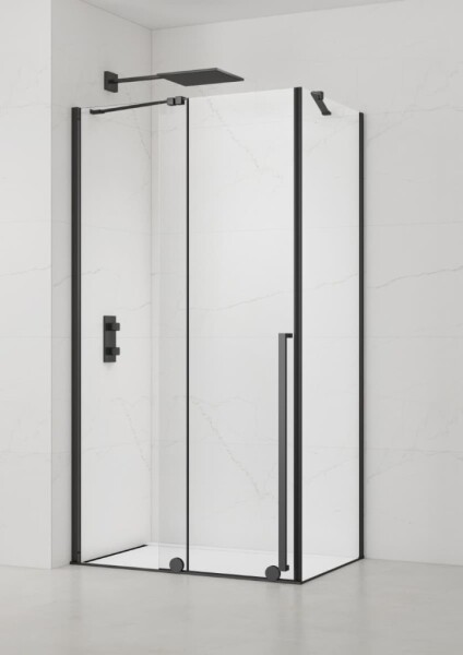 Sprchovací kút obdĺžnik 140x90 cm SAT Walk-In Xmotion SATBWIXM140STE90C