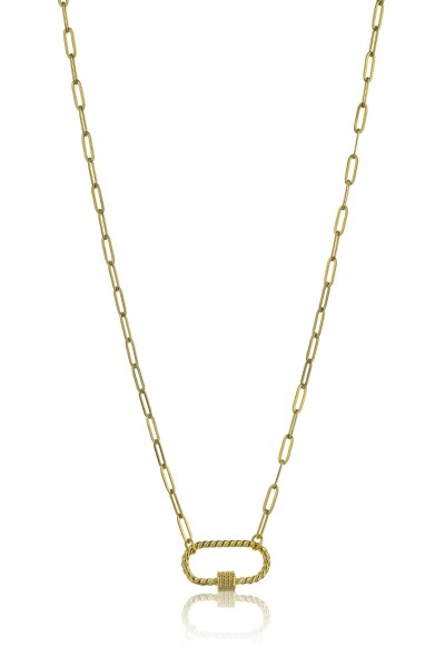 Marc Malone Originálny pozlátený náhrdelník Hailey Gold Necklace MCN23016G