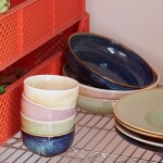 HK living Keramická miska Rustic Blue 260 ml