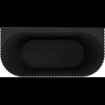 MEXEN/S - Sella voľne stojaca vaňa nástenná reliéf 150 x 75, čierna mat, sifón a prepad čierna 52711507571-70