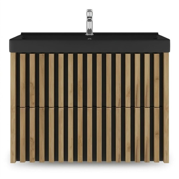 Kúpeľňová skrinka s umývadlom SAT Delano 80x46 cm dub mat DELANO80ZDCUMB DELANO80ZDCUMB