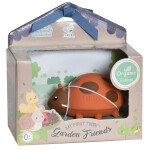 Tikiri Garden Friends - hrkálka a hryzátko z prírodnej gumy - Lienka