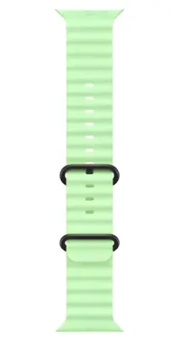 Apple Watch 49mm neónová zelená Oceánsky remienok / prevedenie z čierneho titánu (MGCL4ZM/A)