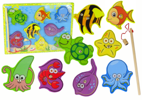 Mamido Drevená Sada pre Lov Morských Zvierat