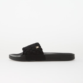 Tenisky Tommy Hilfiger Braided Pool Slide Black EUR 41