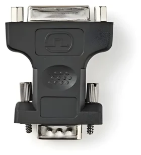 Nedis Adaptér VGA (M) - DVI-I 24+5 (F) čierna / Adaptér / poniklovaný (CCGP32901BK)