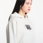 Mikina Vans Oval Logo Relaxed Pullover Marshmallow S