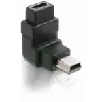 DeLock Adaptér USB mini B 5-pin 90 ° samec na USB mini B samica (65096)