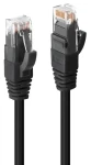 Lindy Cat6 UTP 7.5m čierna / Sieťový kábel / RJ-45 / LSZH (45436)