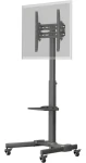 Goobay 59507 TV Presentation Stand Basic L čierna / TV stojan / podlahový / nastaviteľný (59507)