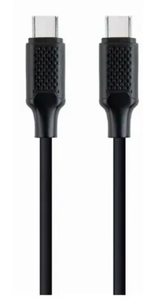 Gembird USB-C(M) - USB-C(M) kábel 1.5m/PD/čierna (CC-USB2-CMCM60-1.5M)