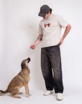 Dog Owners Club Red Dog Faded Bone S