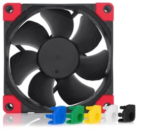 Noctua NF-A8 PWM chromax.black.swap / 80mm / SSO2 Bearing / 17.7 dB @ 2200 RPM / 55.5 m3h / 4-pin PWM / dopredaj (NF-A8 PWM CH.BK.S)