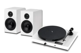 Pro-Ject JukeBox E1 HiFi Set White / Kompletný stereofónny audio systém s gramofónom (9pjukee1hswh)