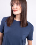 Organic Basics Soft Touch Boxy Tee Midnight Blue XS