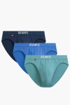 Atlantic 3MP-094 3-pack farba:modrá/tmavomodrá/zelená 2XL