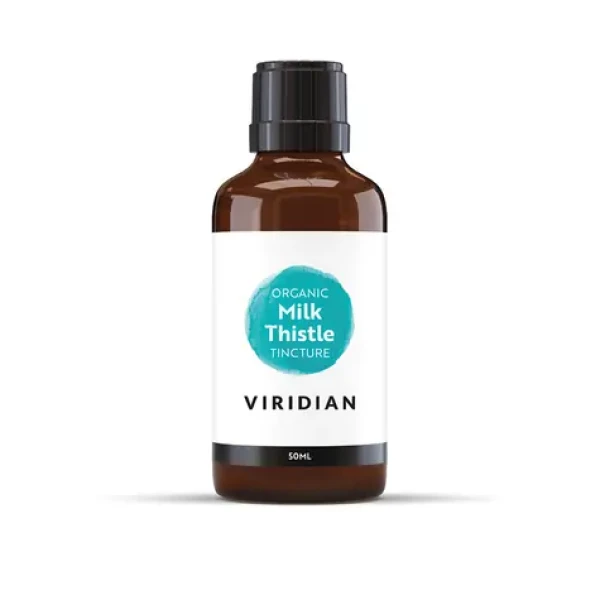 Viridian Milk Thistle Tincture 50 ml Organic (Pestrec mariánsky tinktúra Bio) (11961)