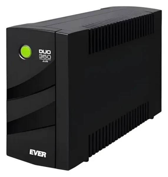 Ever Duo 350 AVR čierna / Záložný zdroj / Line-Interactive / 350VA / 245W (T/DAVRTO-000K35/00)