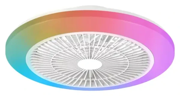 Philips Amigo biela / Stropné svietidlo s ventilátorom / 20W+40W / 4400lm / 2700-6500K / IP20 (SKL000532600)