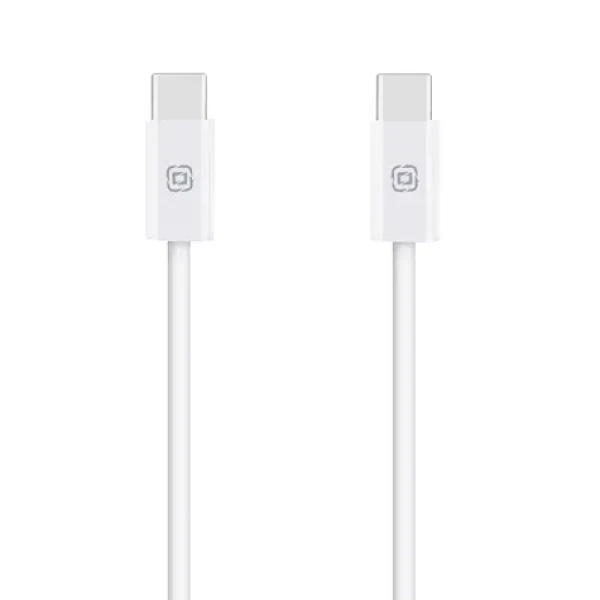 Obal:Me Super Fast USB-C/USB-C Pletený kábel 100W 2m White (57983128330)