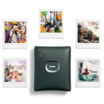 Fujifilm Instax SQUARE SQ Link zelená / Mobilná foto tlačiareň / formát fotopapiera 86 x 72 mm / 318 DPI / BT (16785482)