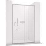 CERANO - Sprchové posuvné dvere Orlano L/P - 5 mm - chróm, transparentné sklo - 90x195 CER-8050BD74895