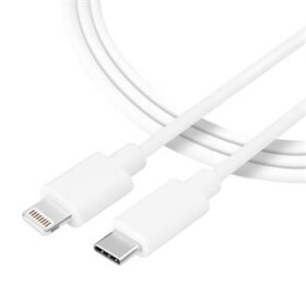 Tactical Smooth Thread Cable USB-C - Lightning 0.3m biela (8596311153051)