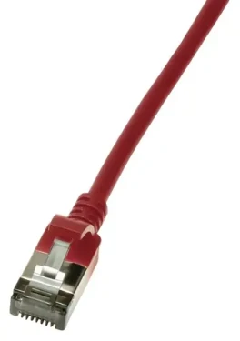 LogiLink CAT6 U/FTP Slim červená / Patch kábel / RJ-45 / 0,5 m (CQ9024S)
