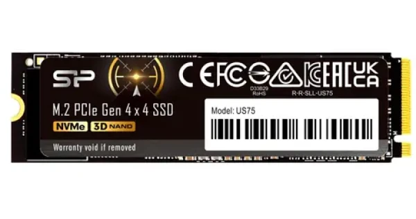 Silicon Power US75 2TB / M.2 NVMe 2280 / PCIe Gen4 / čítanie: 7000MBps / zápis: 6500MBps (SP02KGBP44US7505)