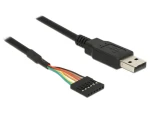 DeLock kábel USB samec TTL 6 pin. hlavička samica / 1.8 m (3.3 V) (83785-DE)