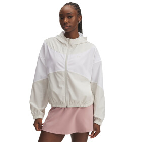 Mikina Under Armour Rival Woven Jacket Hoodie White M
