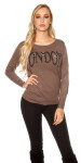 Trendy Koucla pulli LONDON with lace Einheitsgroesse