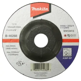 Makita B-46268 Hrubovací kotúč 125x22.23mm / pre brúsenie oceľových obrobkov (B-46268)