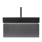 Kúpeľňová skrinka s umývadlom SAT Feel 80x30x46 cm antracit SATFEEL80ANTU3B SATFEEL80ANTU3B