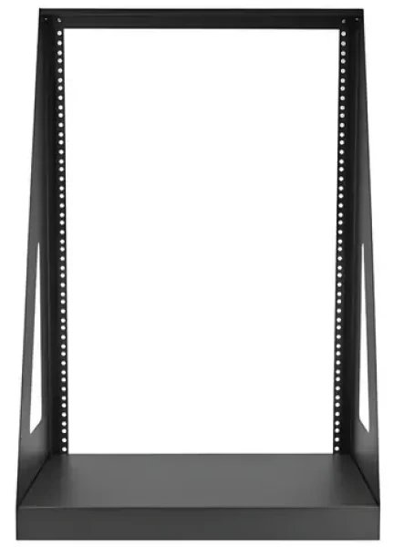 StarTech Rack 2-Post 16U čierna / Rack / voľne stojaca / nosnosť 160 kg / 518×305×787 mm (2POSTRACK16)